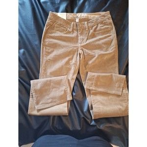 Sonoma Life + Style Womens Corduroy Pants Straight Fit Size 2p Tan NWT